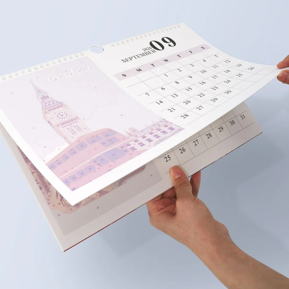 Paint by Numbers Calendar 2026 - Famous Landmarks - Image 8