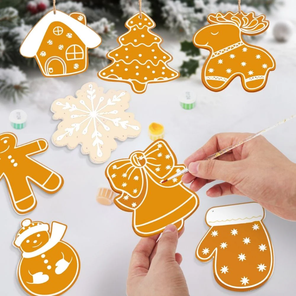 Paint by Numbers Christmas Decorations - Holiday Cookies Kit - Image 2
