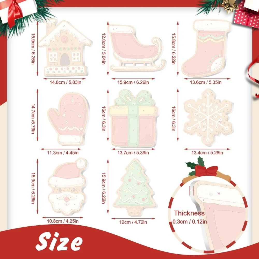 Paint by Numbers Christmas Decorations - Joyful Icons Kit 1 - Image 11