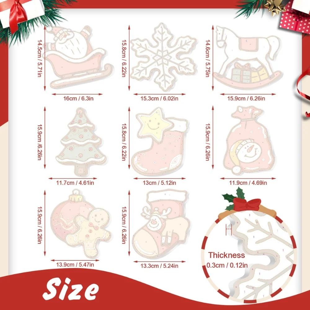 Paint by Numbers Christmas Decorations - Joyful Icons Kit 2 - Image 11