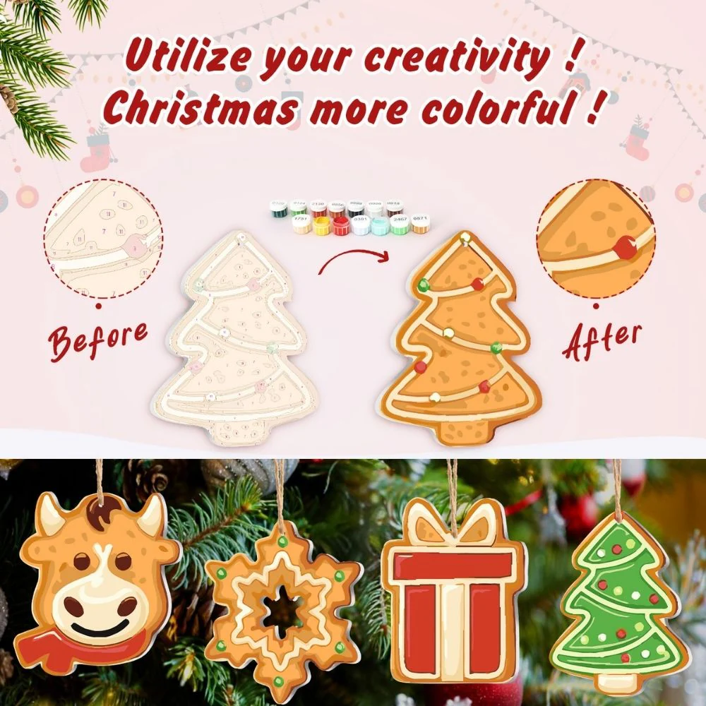 Paint by Numbers Christmas Decorations - Joyful Icons Kit 3 - Image 10