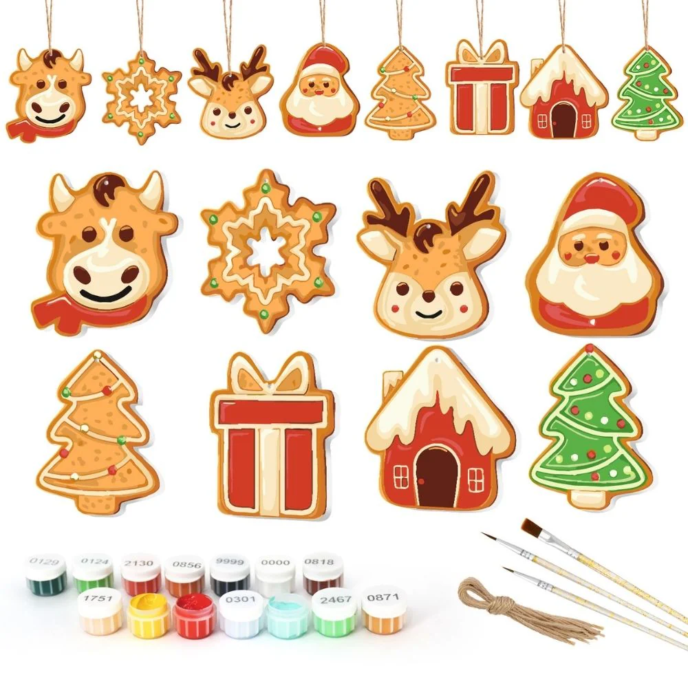 Paint by Numbers Christmas Decorations - Joyful Icons Kit 3 - Image 4