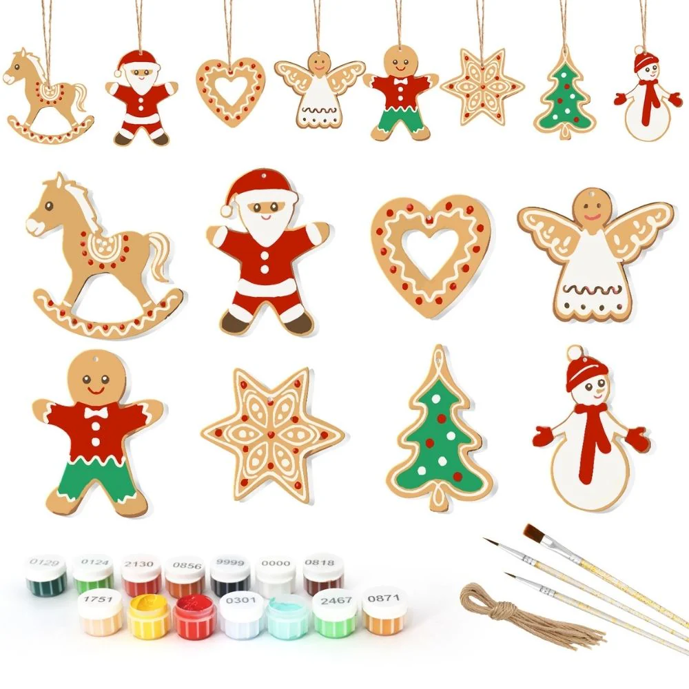 Paint by Numbers Christmas Decorations - Merry Little Icons Kit 2 - Image 4