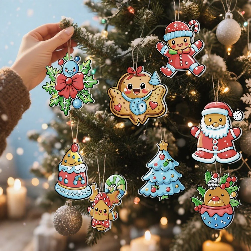Paint by Numbers Christmas Decorations - Santa's Cookie Parade Kit - Image 3
