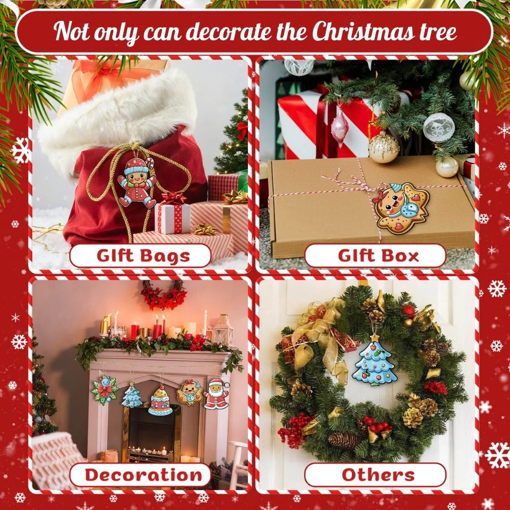 Paint by Numbers Christmas Decorations - Santa's Cookie Parade Kit - Image 8