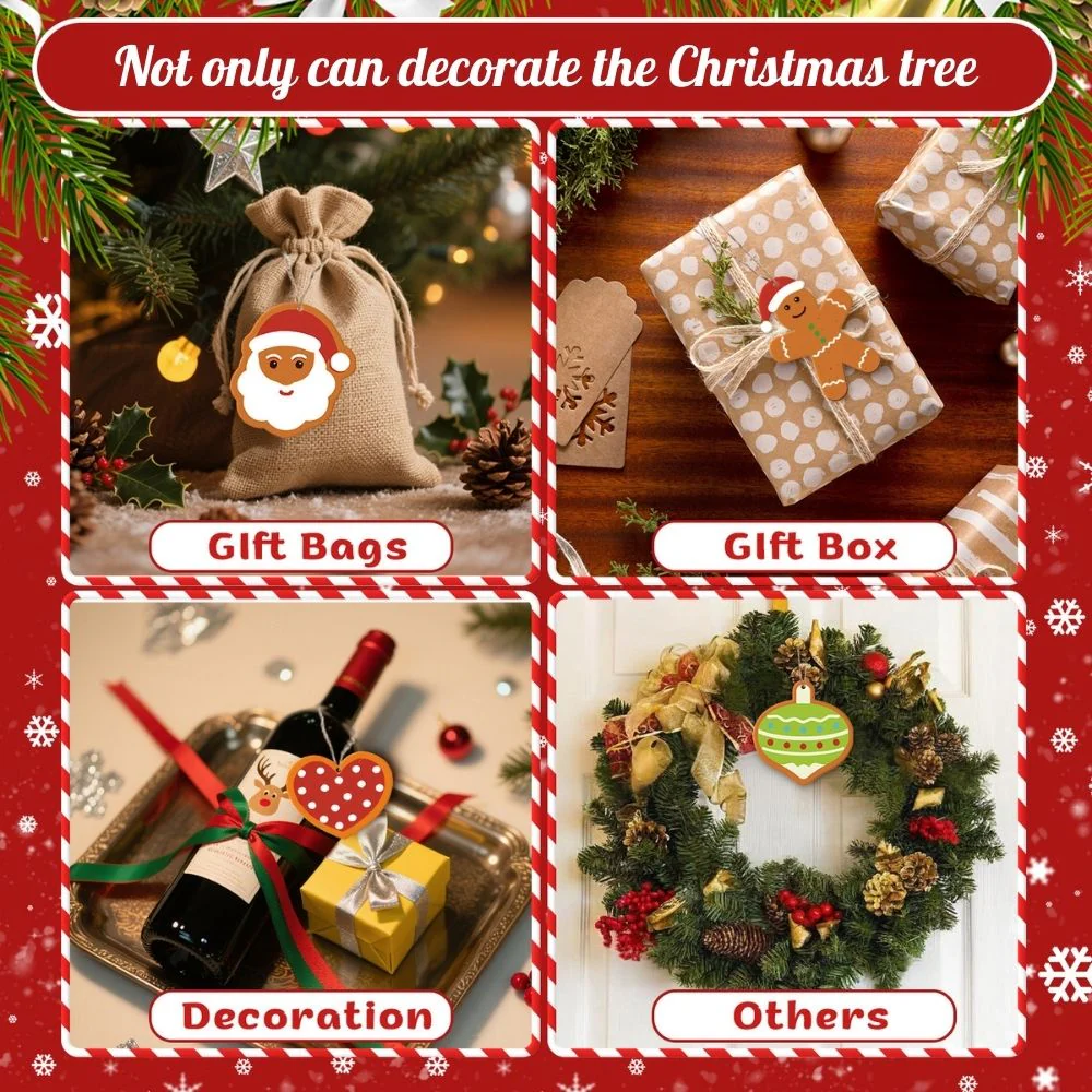 Paint by Numbers Christmas Ornaments - Moon Star Heart Kit - Image 8