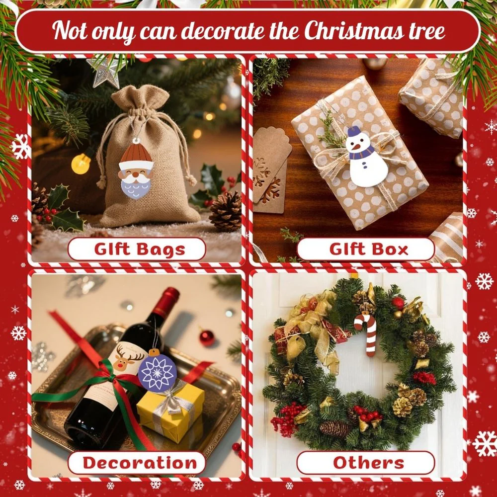Paint by Numbers Christmas Ornaments - Snowflake Baubles Kit - Image 8