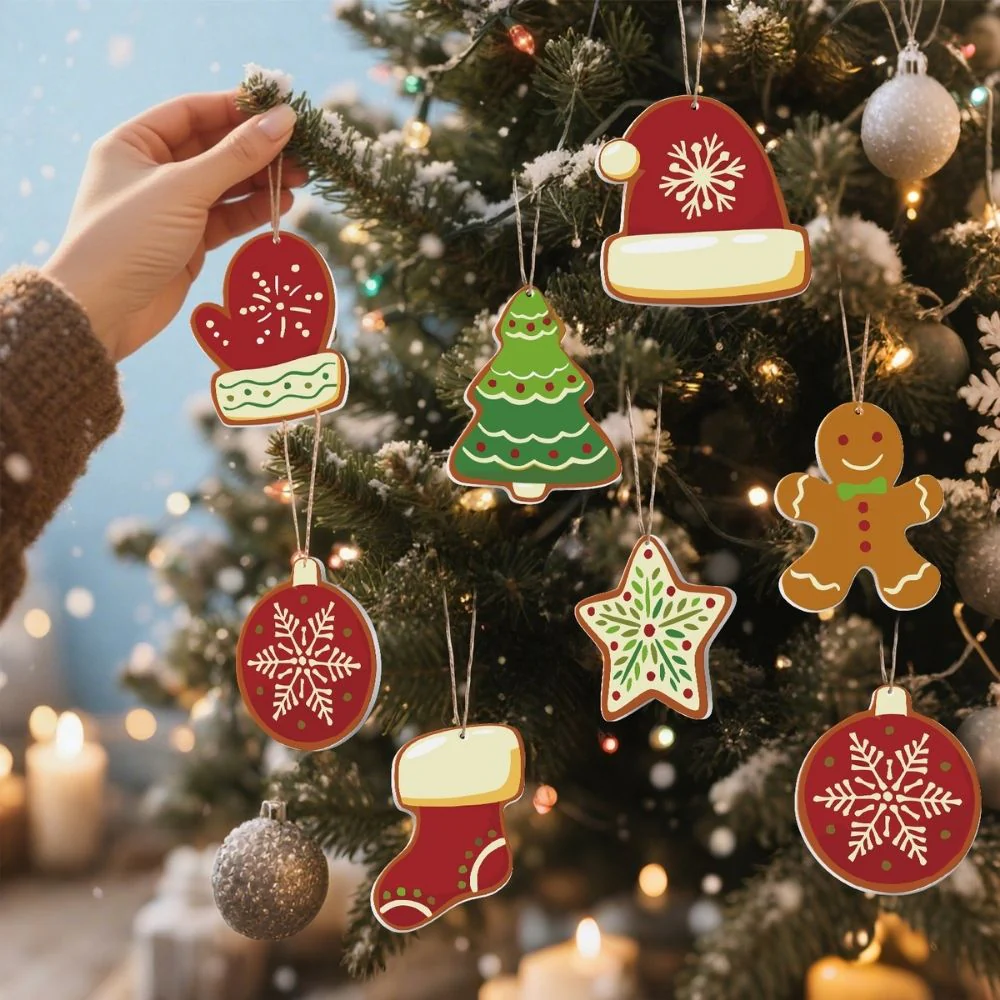 Paint by Numbers Christmas Ornaments - Winter Mittens Hats Kit - Image 3
