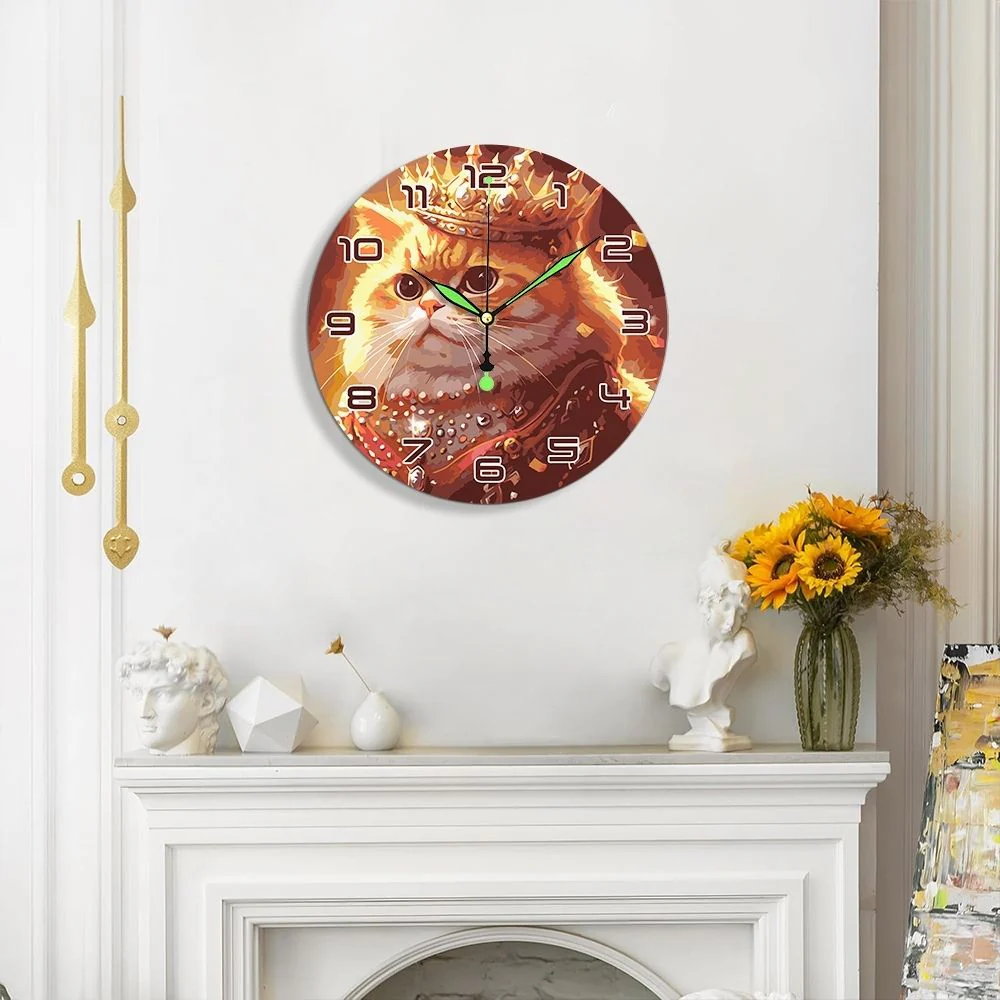 Paint by Numbers Clock - Royal Cat - Image 11