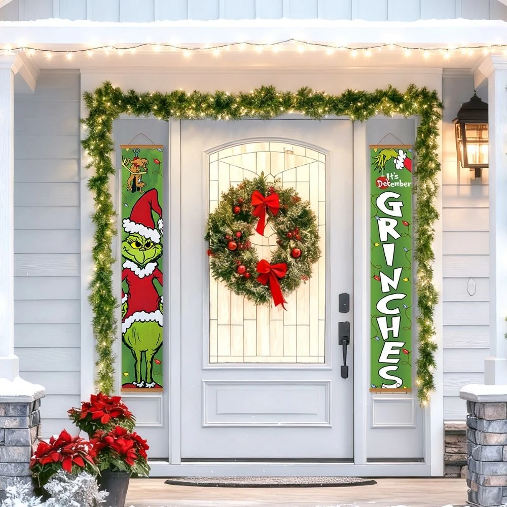 Paint by Numbers Front Door Hanging Banners - Christmas Mood - Image 9