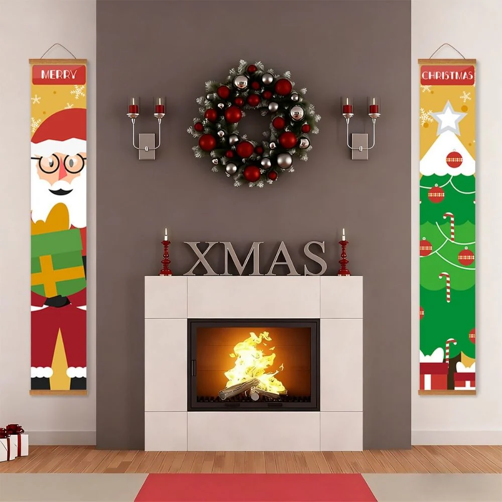 Paint by Numbers Front Door Hanging Banners - Christmas Tree Magic - Image 8