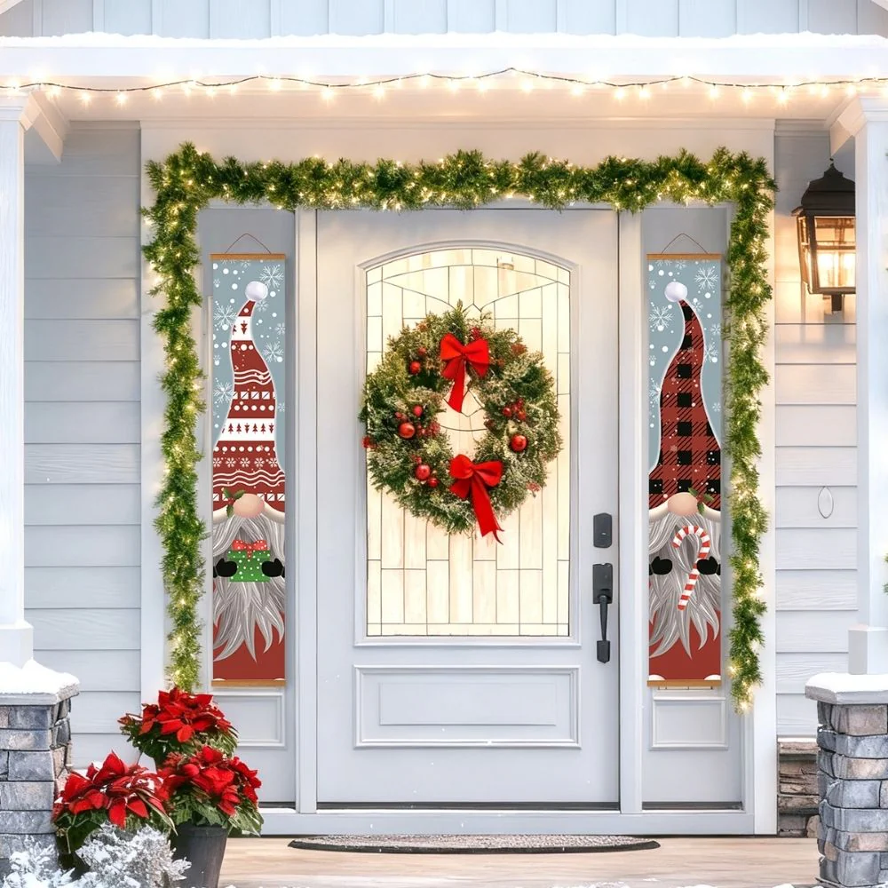 Paint by Numbers Front Door Hanging Banners - Cozy Gnomes - Image 9
