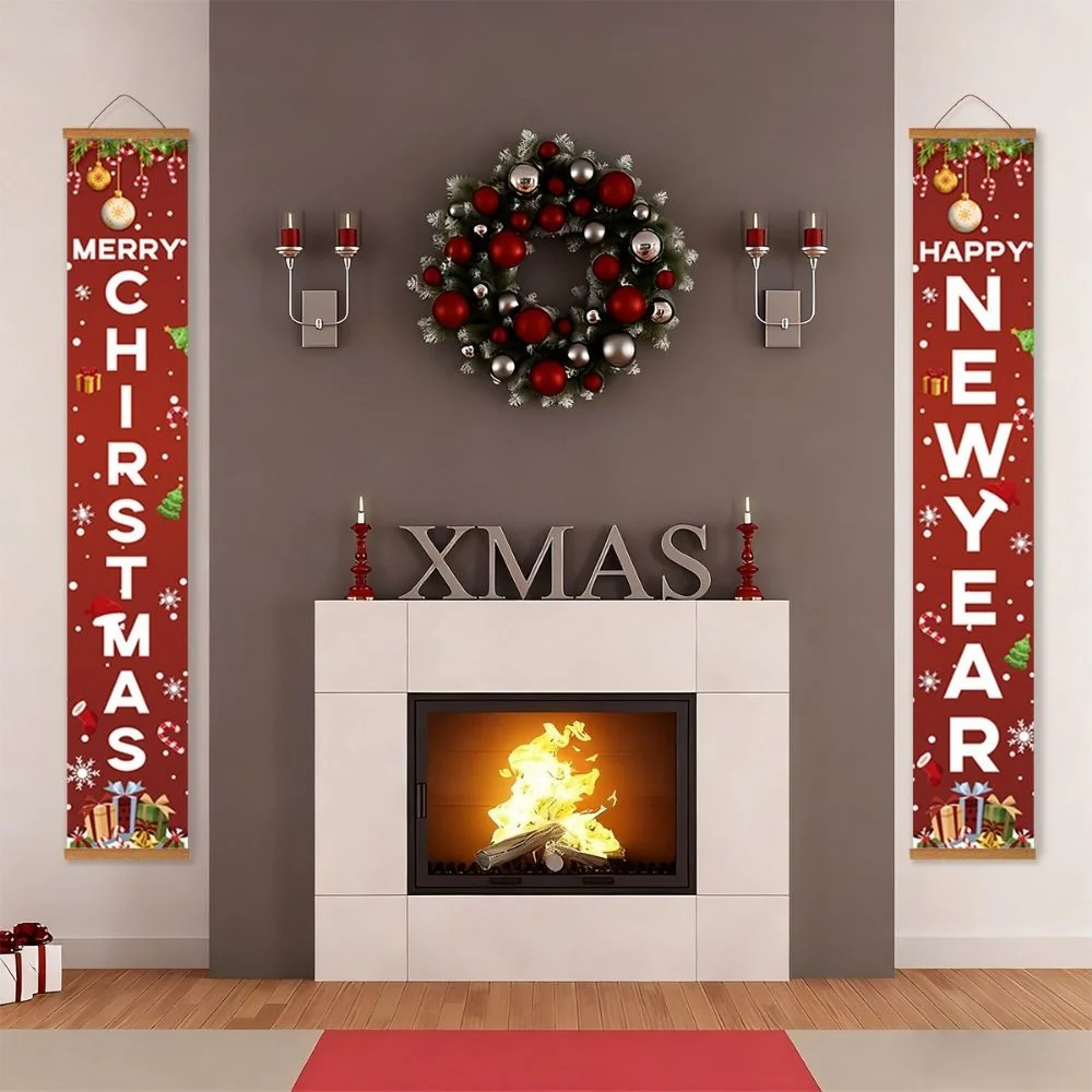 Paint by Numbers Front Door Hanging Banners - Evergreen Joy - Image 8