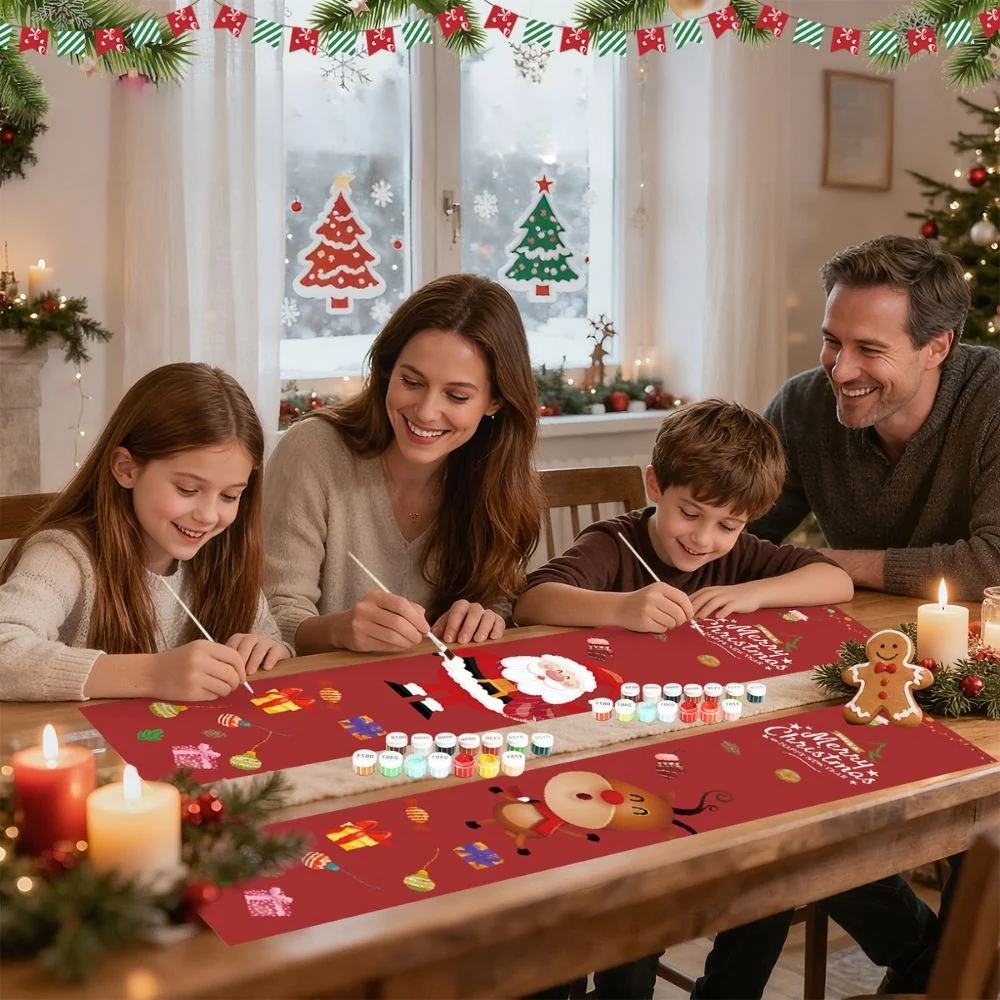 Paint by Numbers Front Door Hanging Banners - Festive Greetings - Image 10