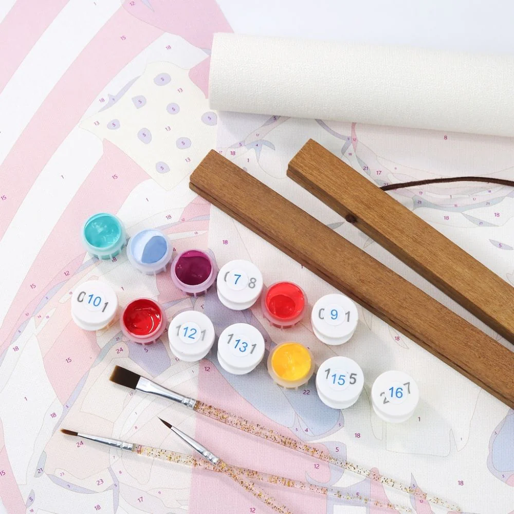 Paint by Numbers Front Door Hanging Banners - Gingerbread Fun - Image 6
