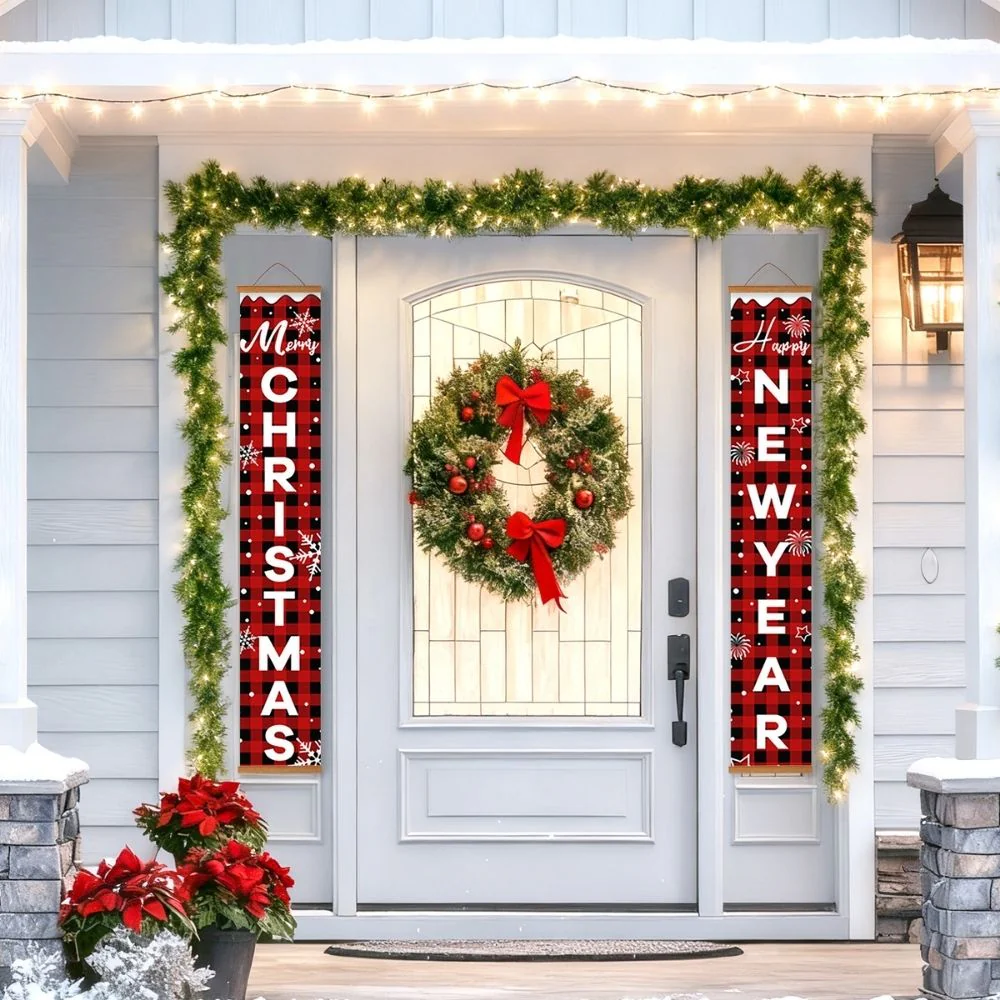 Paint by Numbers Front Door Hanging Banners - Happy New Year - Image 9