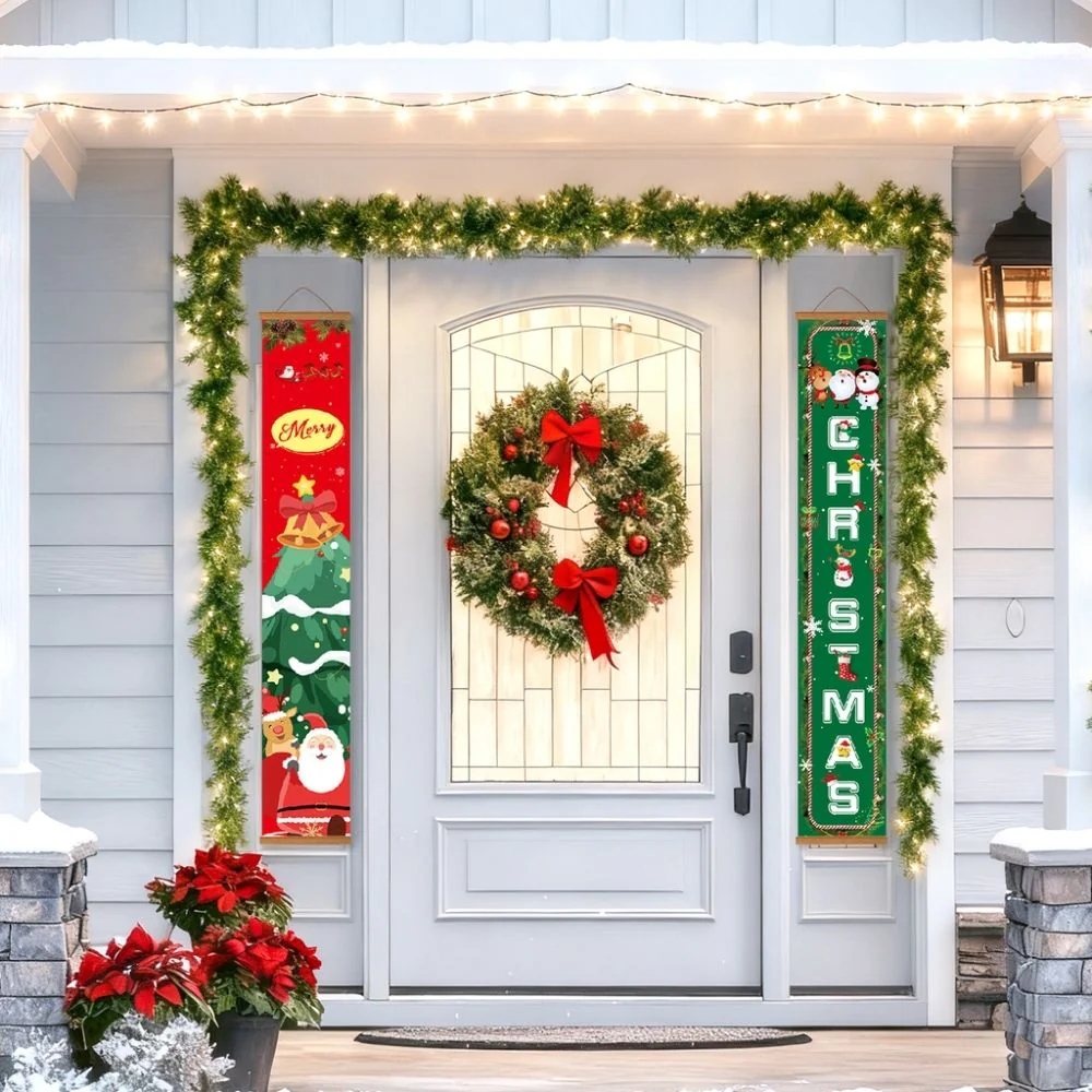 Paint by Numbers Front Door Hanging Banners - Joyful Season - Image 9