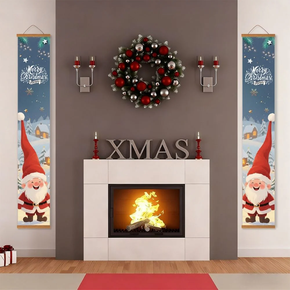 Paint by Numbers Front Door Hanging Banners - Merry Gnomes - Image 8