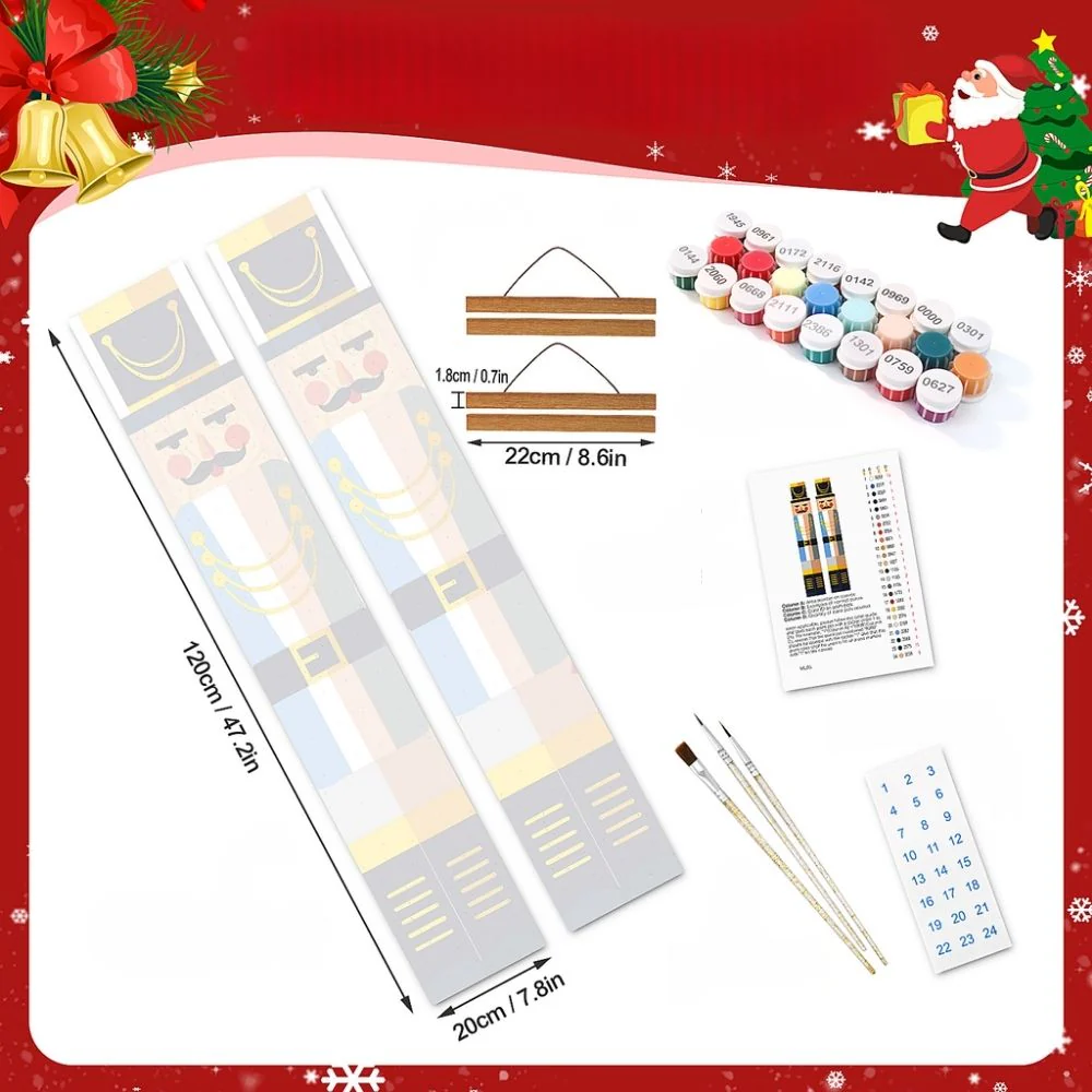 Paint by Numbers Front Door Hanging Banners - Nutcracker Night - Image 4