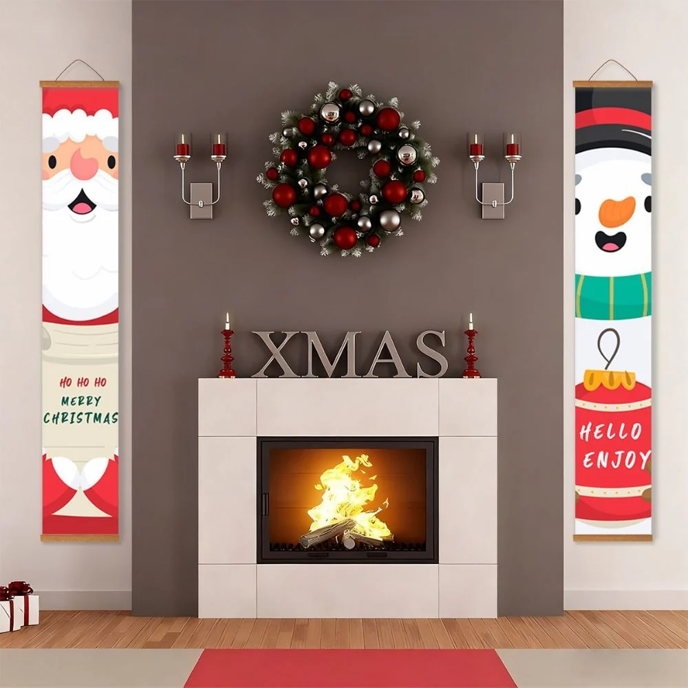 Paint by Numbers Front Door Hanging Banners - Snowman Joy - Image 8