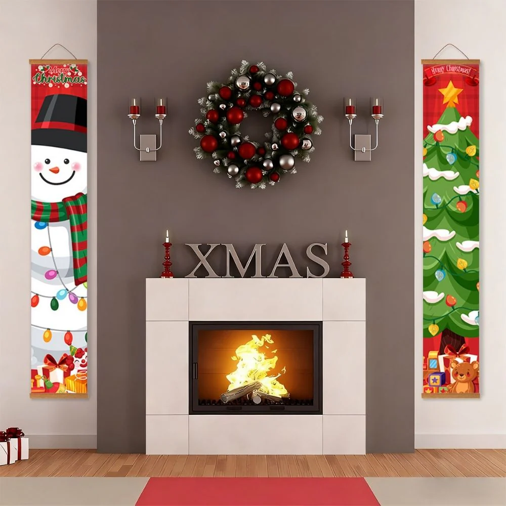 Paint by Numbers Front Door Hanging Banners - Sparkling Tree - Image 8