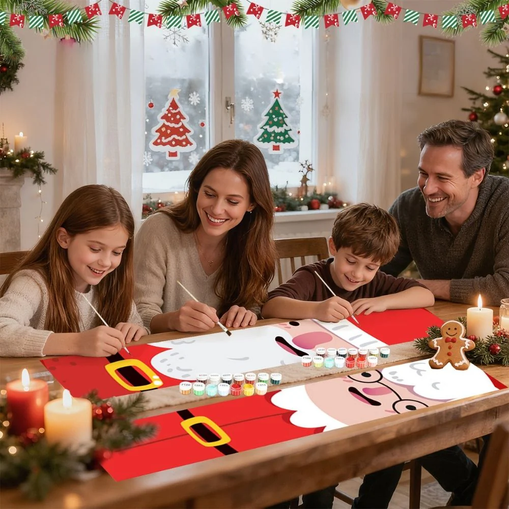 Paint by Numbers Front Door Hanging Banners - Winter Smiles - Image 10
