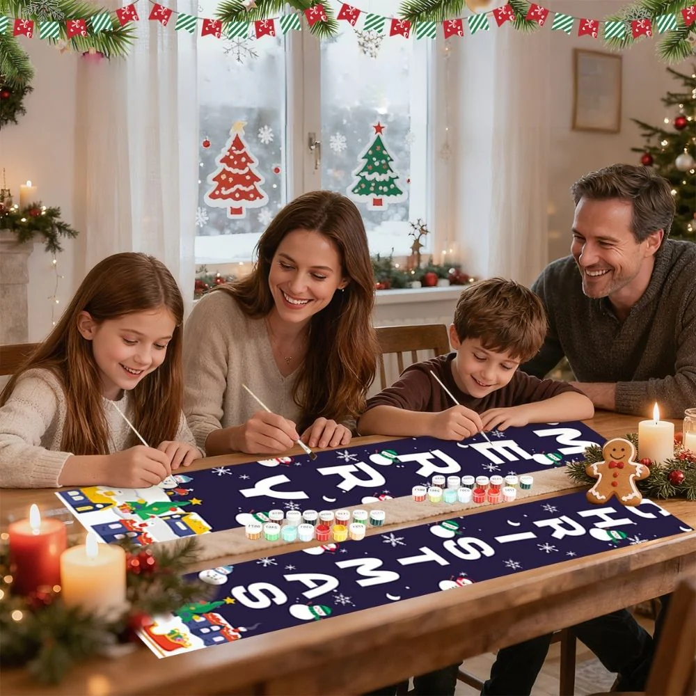 Paint by Numbers Front Door Hanging Banners - Winter Wonderland - Image 10