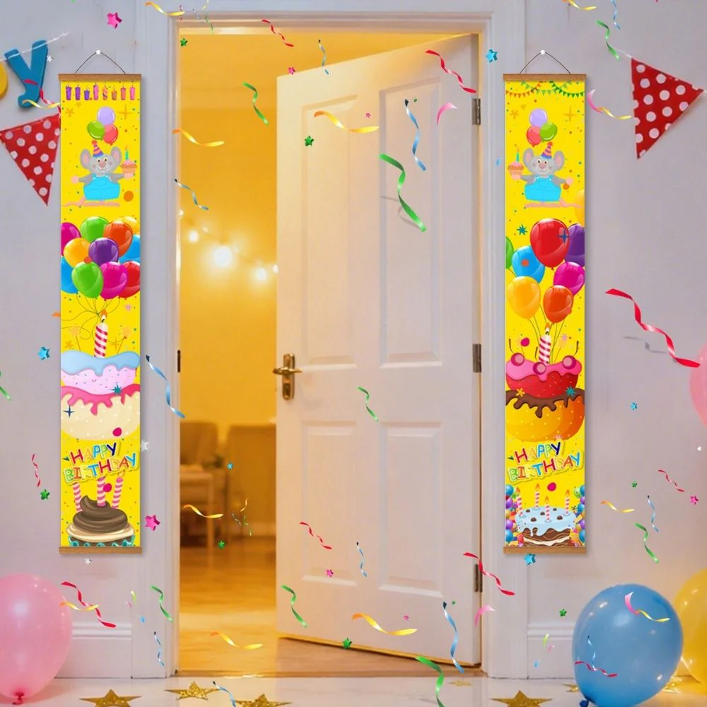 Paint by Numbers Front Door Hanging Banners - Balloon Festoon - Image 8