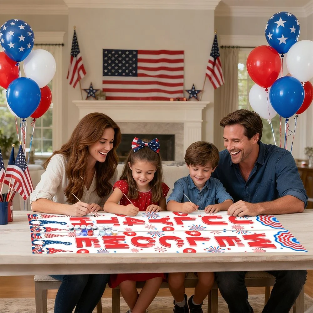 Paint by Numbers Front Door Hanging Banners - Freedom Bunting - Image 10