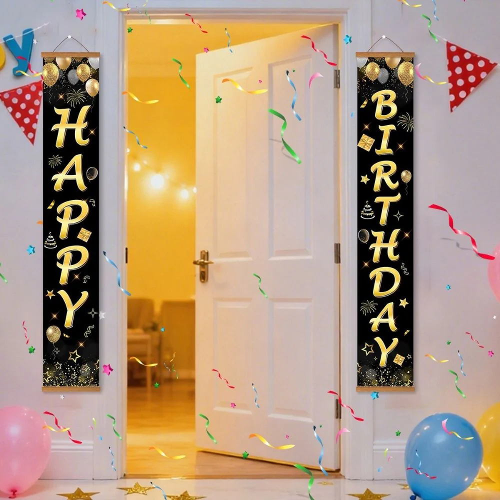 Paint by Numbers Front Door Hanging Banners - Party Flags - Image 8