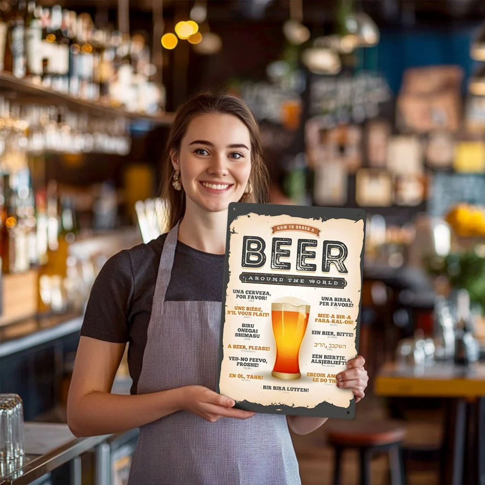 Paint by Numbers Metal Poster - Beer Around the World - Image 10