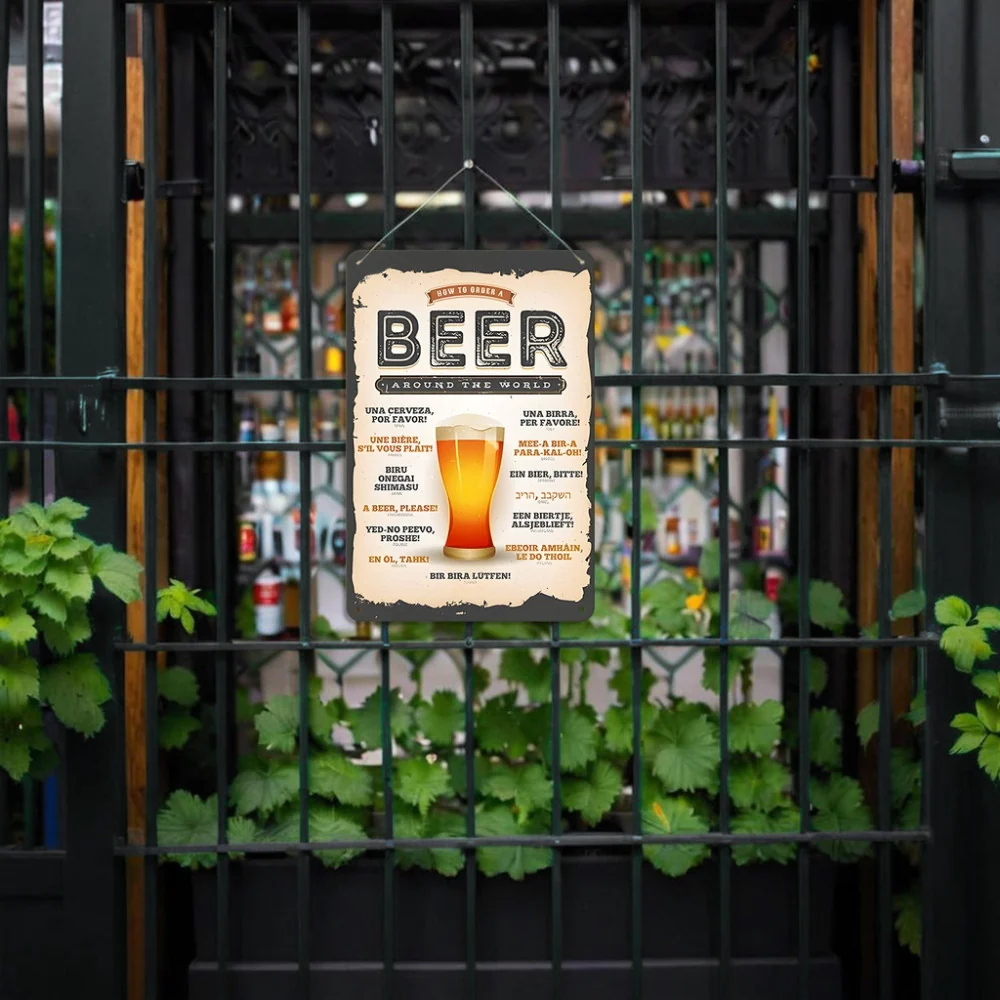 Paint by Numbers Metal Poster - Beer Around the World - Image 9