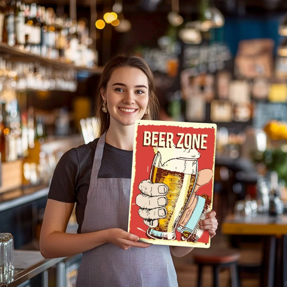 Paint by Numbers Metal Poster - Beer Zone - Image 10