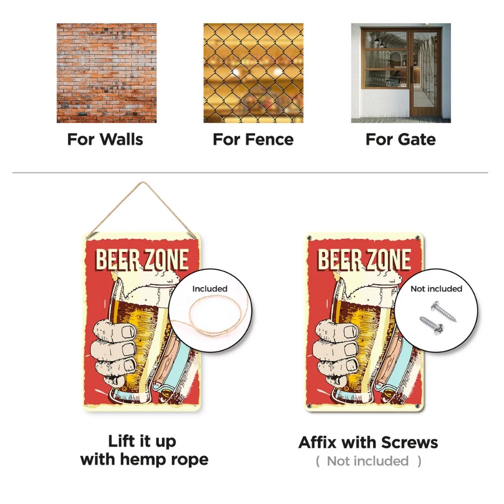 Paint by Numbers Metal Poster - Beer Zone - Image 8
