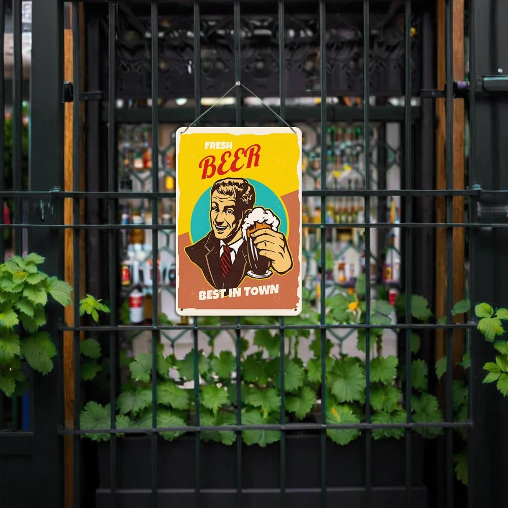 Paint by Numbers Metal Poster - Fresh Beer Guy - Image 9
