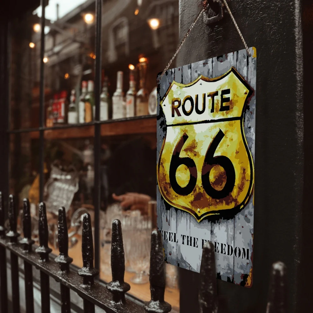 Paint by Numbers Metal Poster - Route 66 - Image 9
