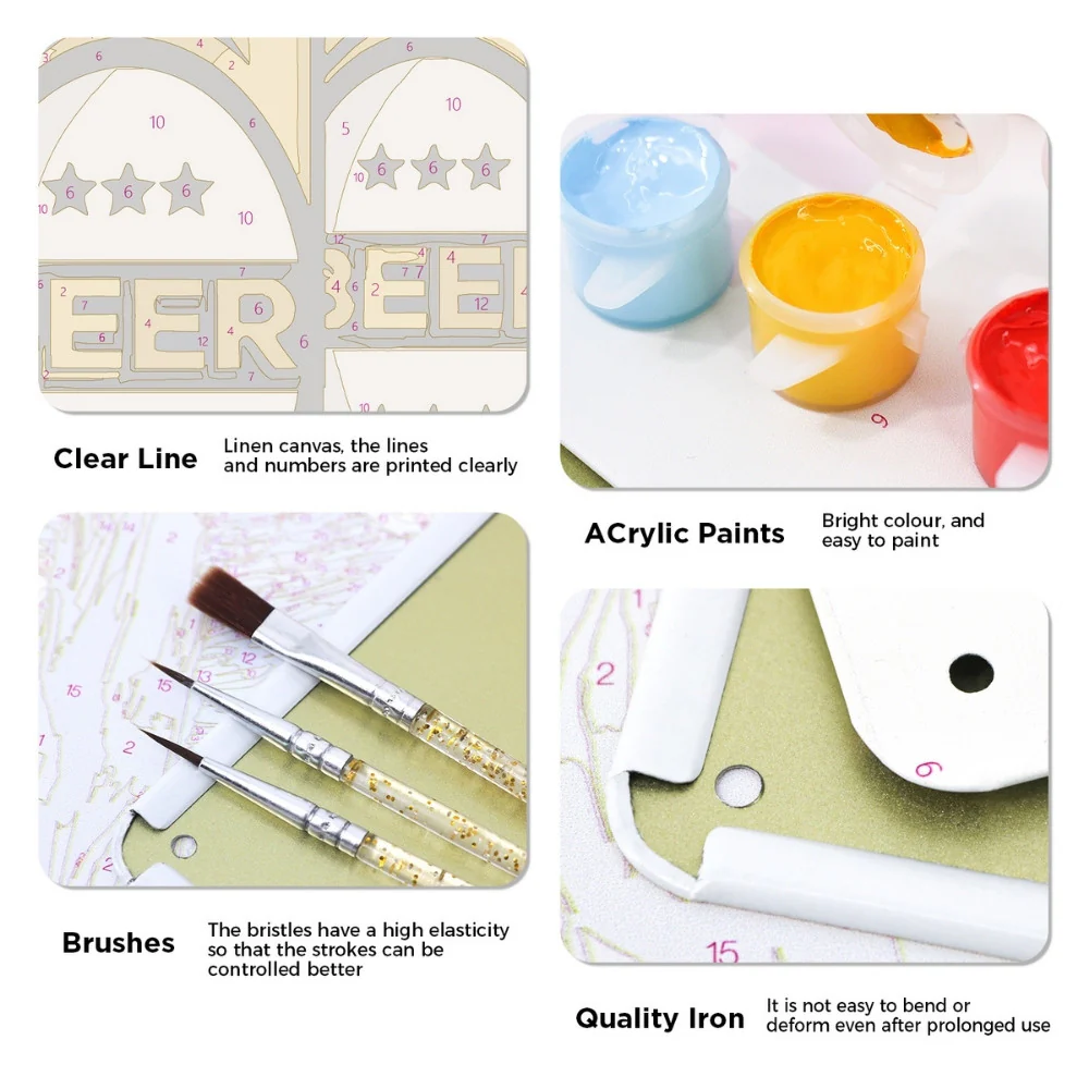 Paint by Numbers Metal Poster - Triple Taste - Image 11