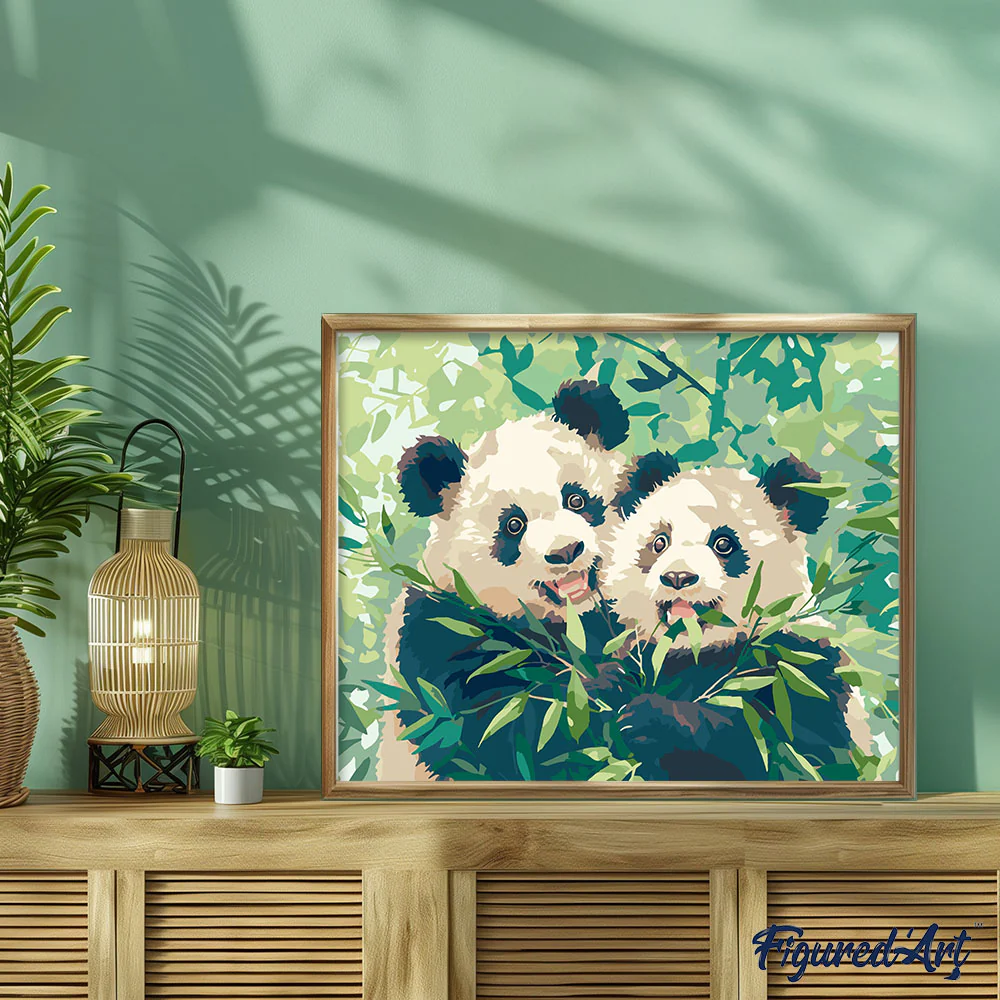 Pandas Eating Bamboo - Image 3
