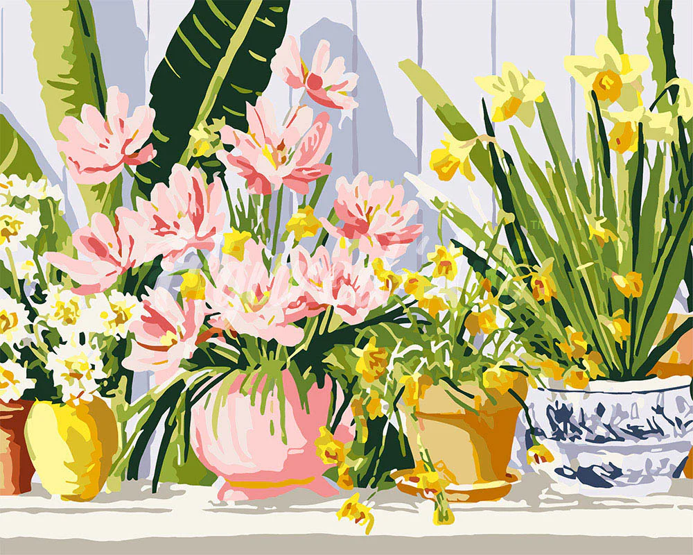 Pastel Flower Pots
