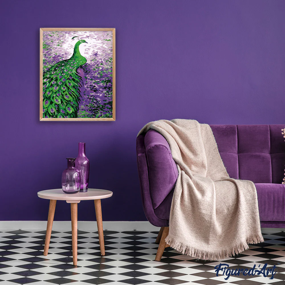 Peacock Purple Green - Image 3
