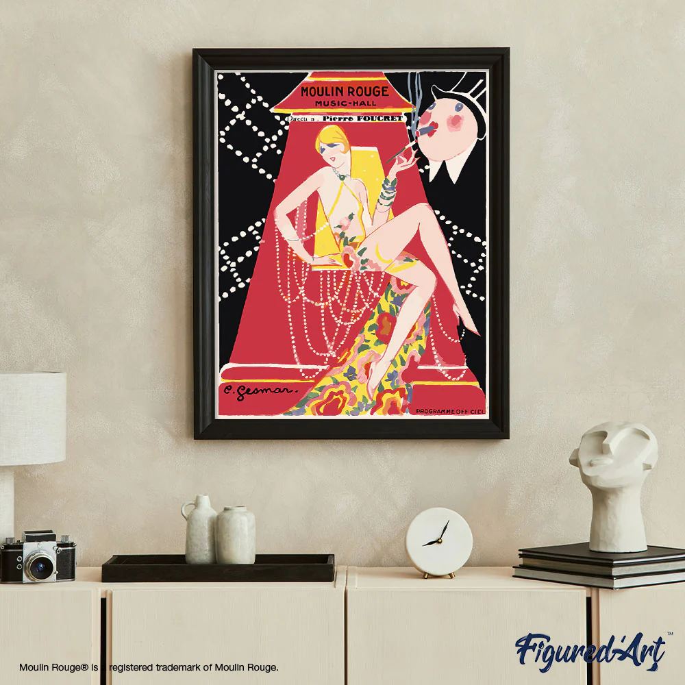 Poster Moulin Rouge - Music Hall Gesmar Program - Image 3