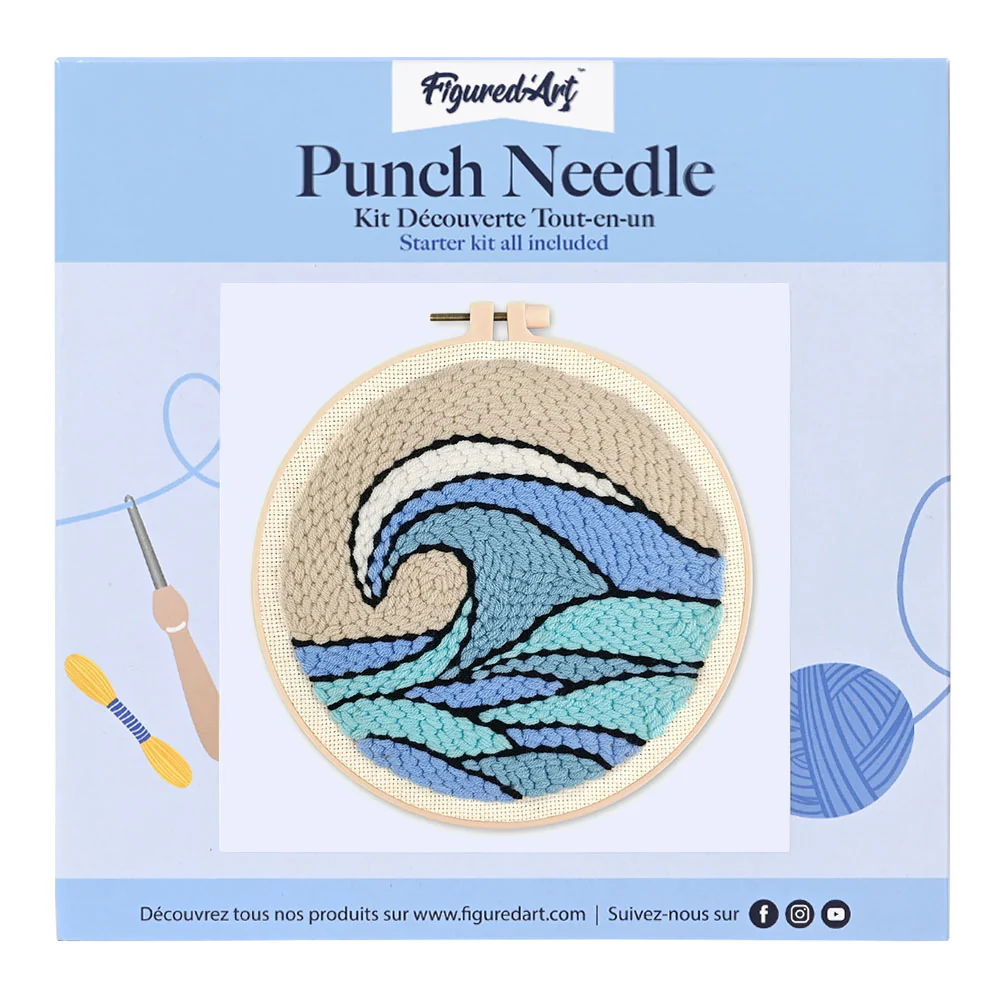 Punch Needle Kit - Big Wave - Image 2