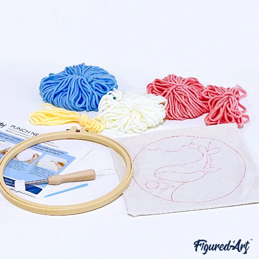 Punch Needle Kit - Cat on the Moon - Image 4
