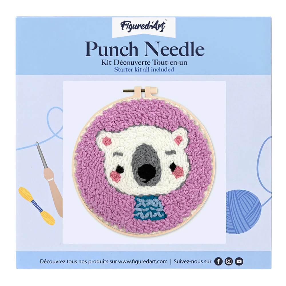 Punch Needle Kit - Cute Koala - Image 2