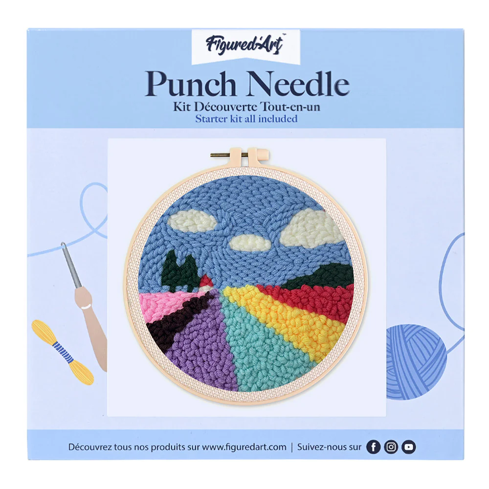 Punch Needle Kit - Field of Tulips - Image 2