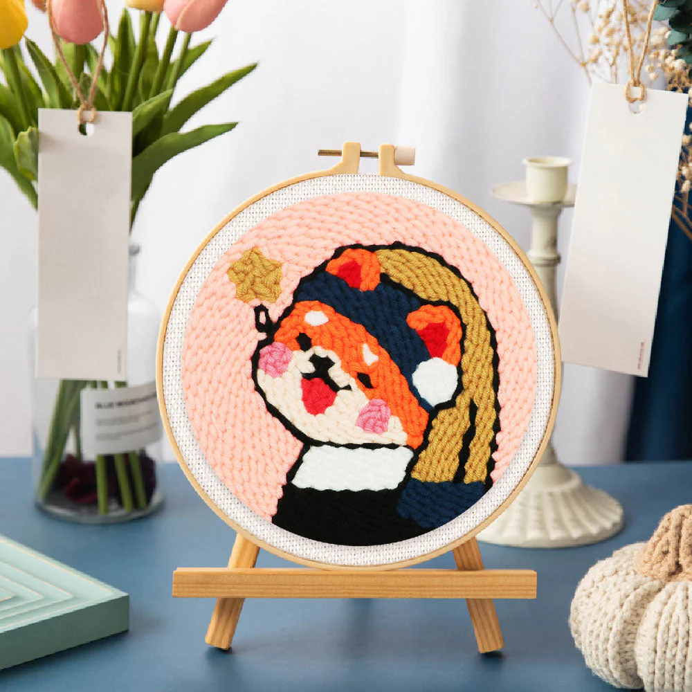 Punch Needle Kit - Girl with the Pearl - Image 3