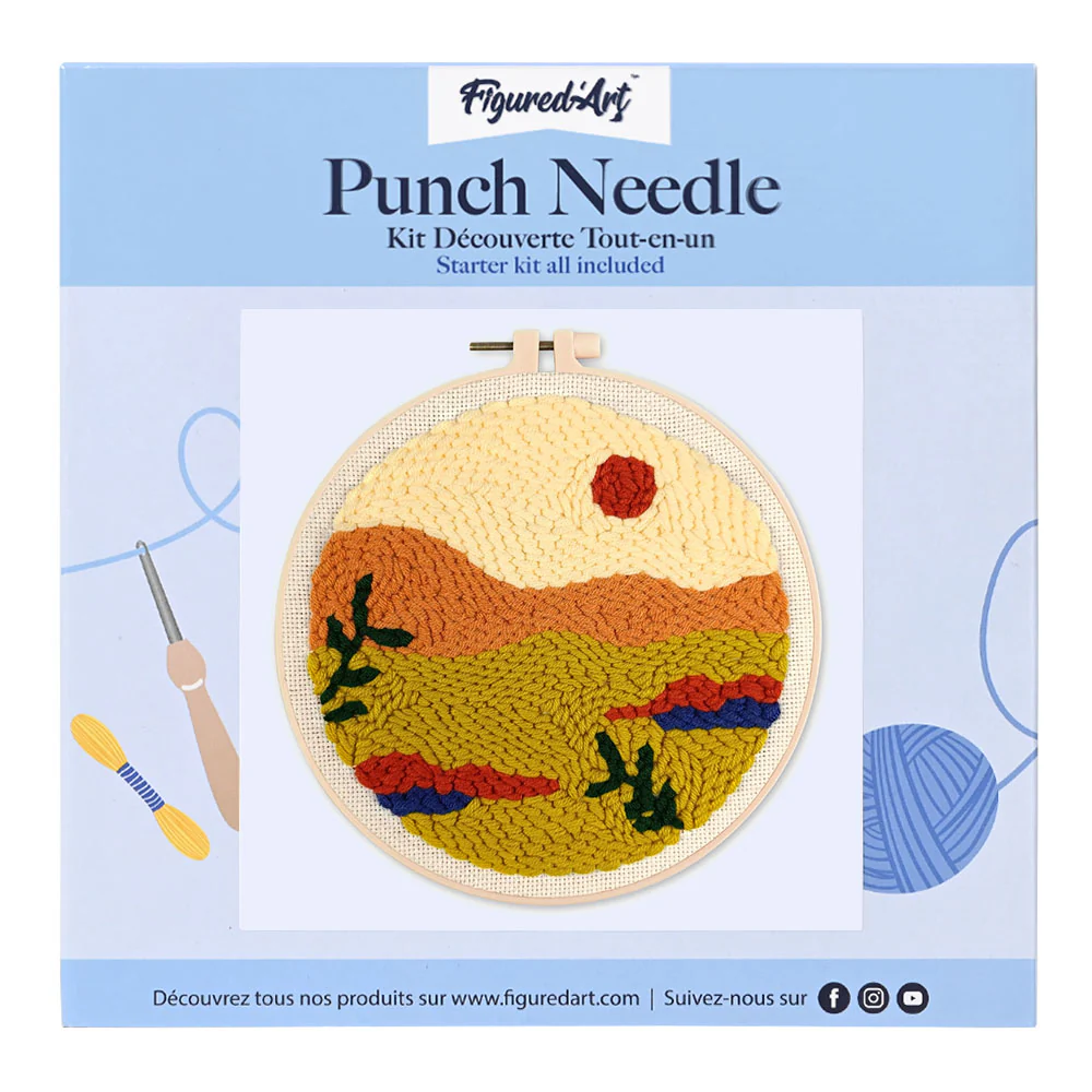 Punch Needle Kit - Golden Desert - Image 2