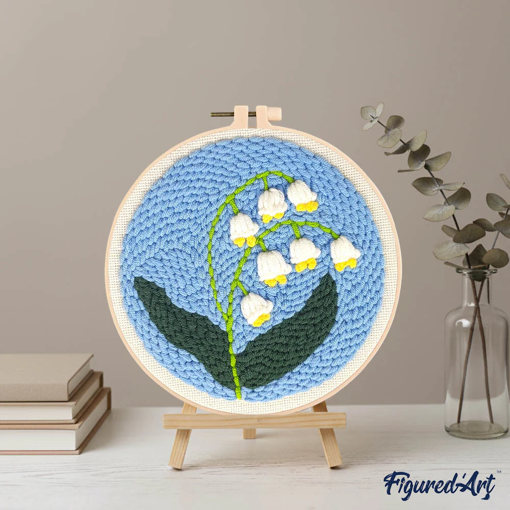 Punch Needle Kit - Lily of the Valley - Image 3