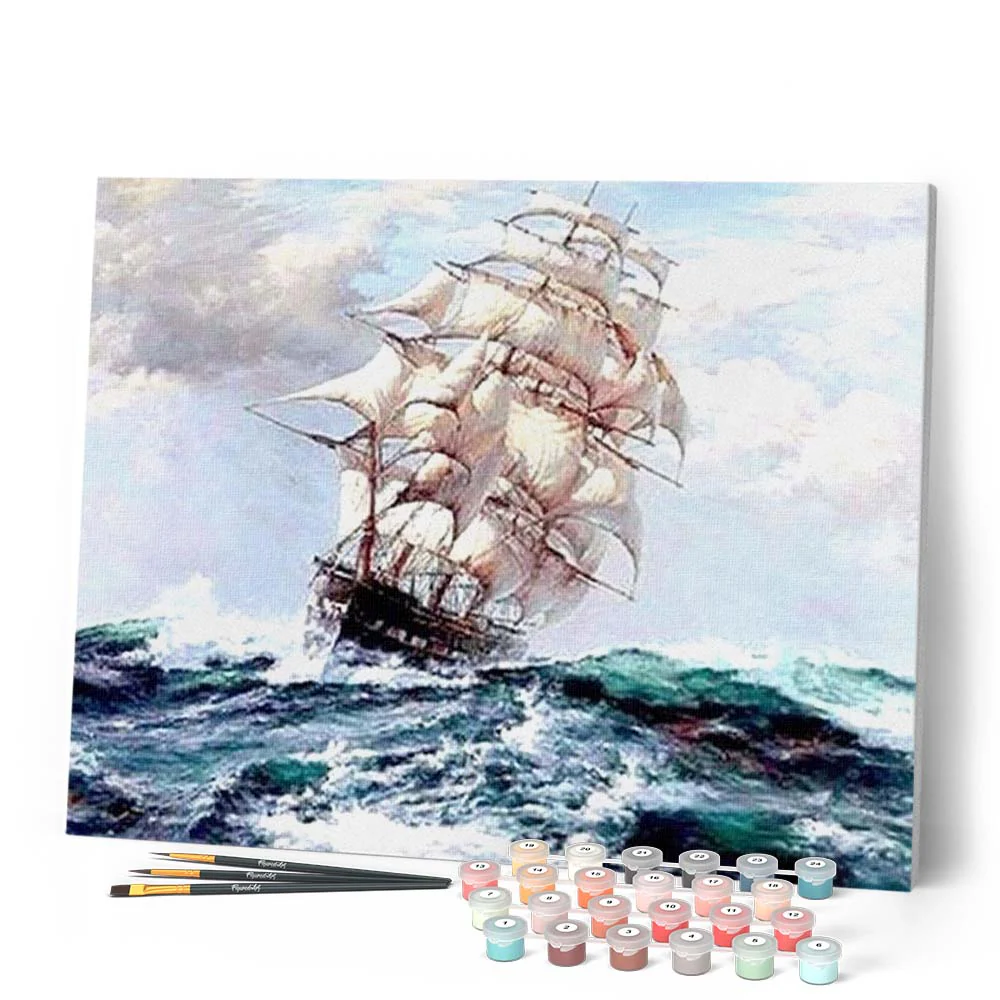 Sailboat and Storm - Image 2