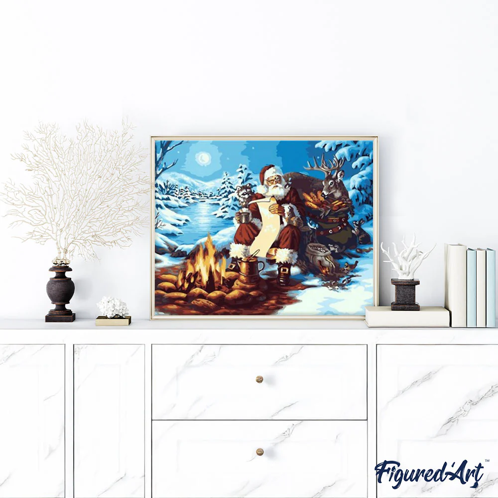 Santa Claus and wood fire - Image 3